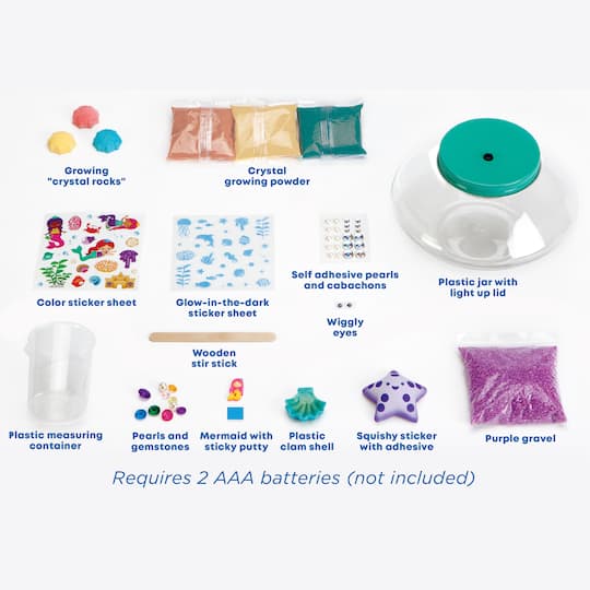 Creativity for Kids® Crystal Mermaid Terrarium Kit